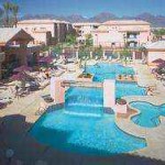 Scottsdale Villa Mirage Resort Building and pool Scottsdale Villa Mirage Resort Building and pool