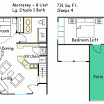 Scottsdale Camelback Resort Studio/Loft Floorplan Scottsdale Camelback Resort Studio/Loft Floorplan